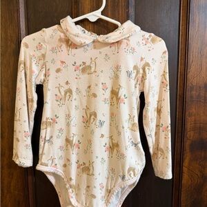 Angel Dear Soft Pink Woodland Animal Print Bubble